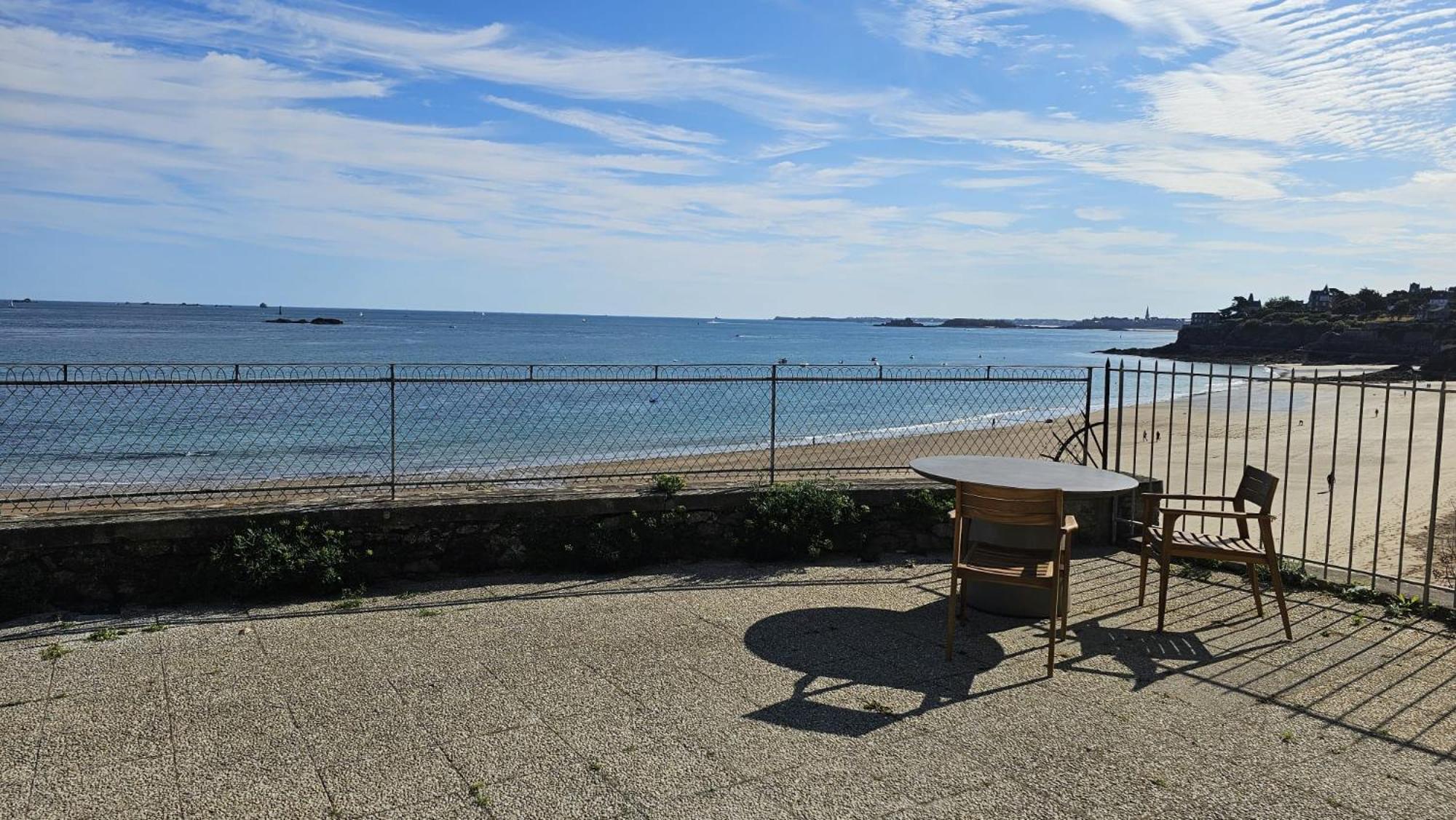 Vue Pleine Mer A La Perle Marine - La Terrasse Dinard Exteriör bild