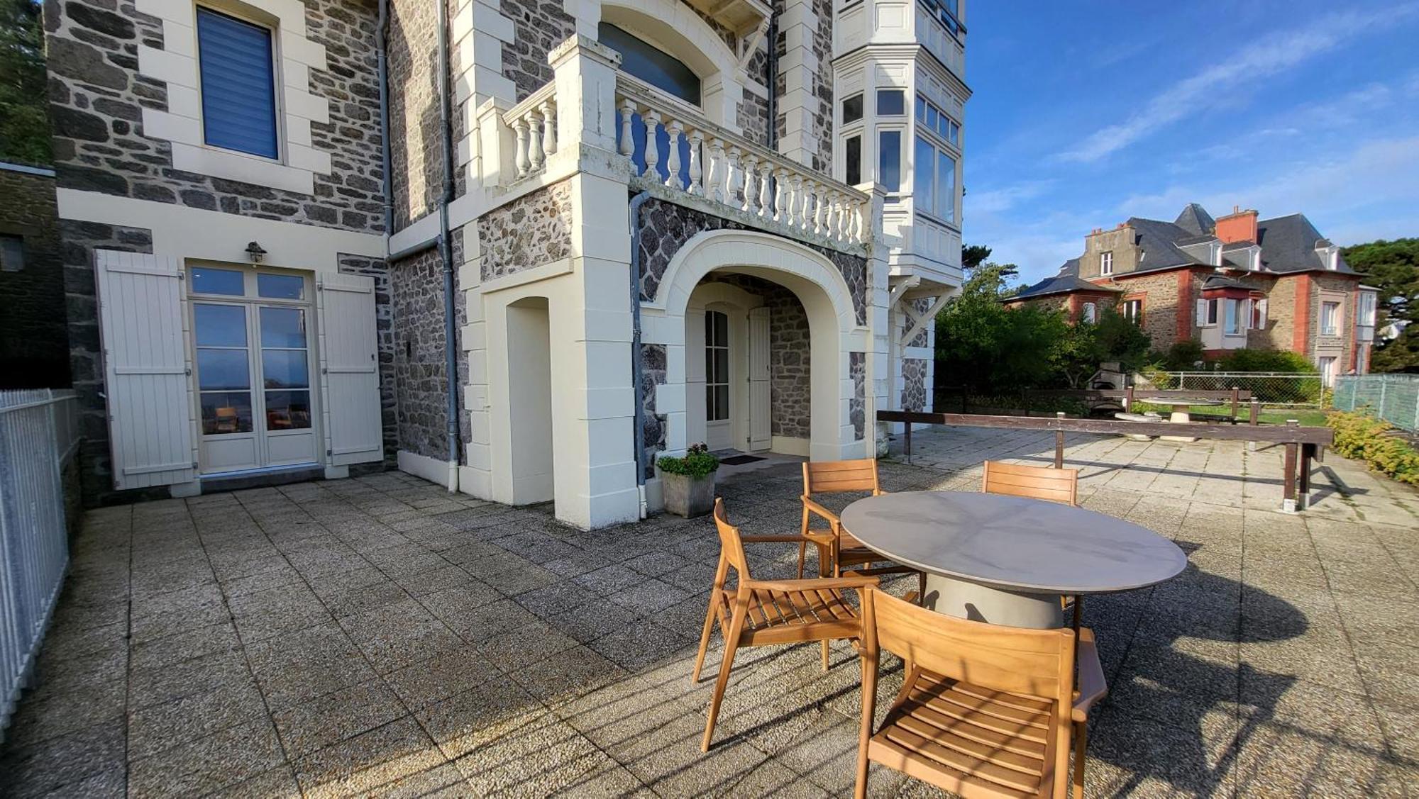 Vue Pleine Mer A La Perle Marine - La Terrasse Dinard Exteriör bild